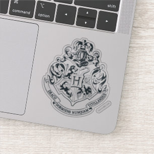 Harry Potter   Hogwarts Crest - Black and White
