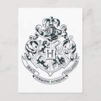 Harry Potter | Hogwarts Crest - Black and White