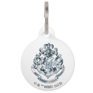 Harry Potter Hogwarts Crest - Blue Pet Tag