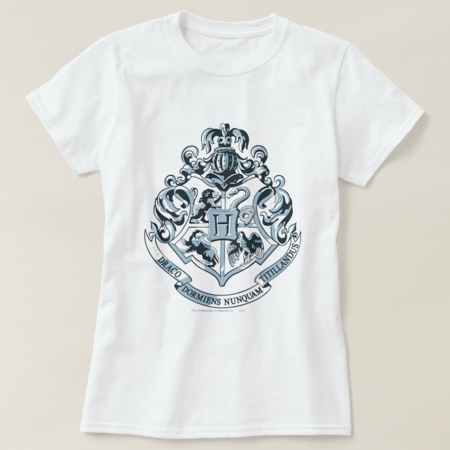 Harry Potter | Hogwarts Crest - Blue T-Shirt (Design Front)