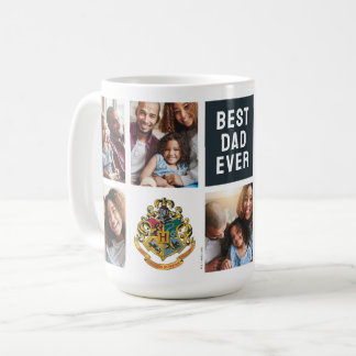 Harry Potter | Hogwarts Crest - Dad Photo Collage Coffee Mug