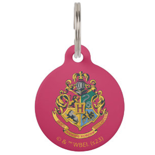 Harry Potter   Hogwarts Crest - Full Color Pet Tag
