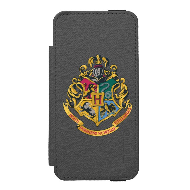 Harry Potter | Hogwarts Crest - Full Colour Incipio iPhone Wallet Case (Folio Front)