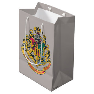 Harry Potter   Hogwarts Crest - Full Colour Medium Gift Bag