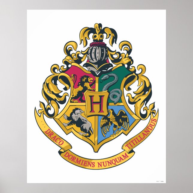 Harry Potter | Hogwarts Crest - Full Colour Poster (Front)