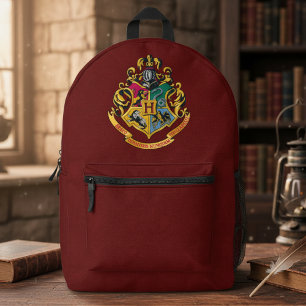 Harry Potter   Hogwarts Crest - Full Colour Printed Backpack