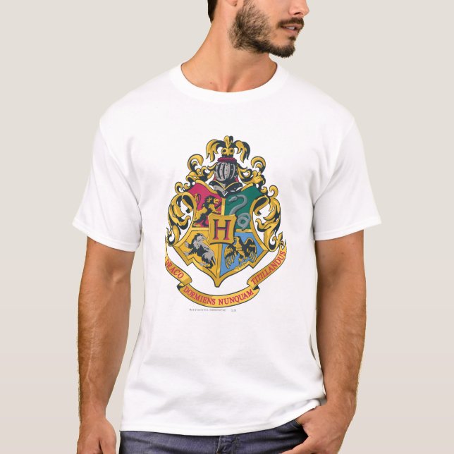 Harry Potter | Hogwarts Crest - Full Colour T-Shirt (Front)