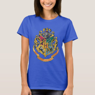 Harry Potter   Hogwarts Crest - Full Colour T-Shirt