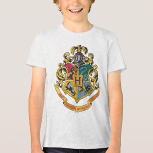 Harry Potter Hogwarts Crest - Full Colour Tri-Blend Shirt