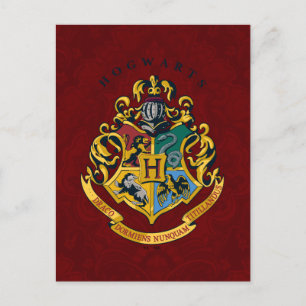 Harry Potter Hogwarts Crest - Full Postcard