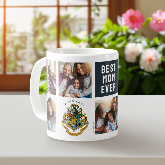 Harry Potter | Hogwarts Crest - Mum Photo Collage Coffee Mug
