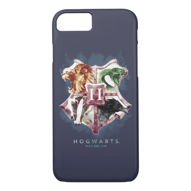 Harry Potter | HOGWARTS™ Crest Watercolor Case-Mate iPhone Case (Back)