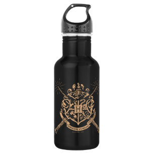 Harry Potter   Hogwarts Crossed Wands Crest 532 Ml Water Bottle