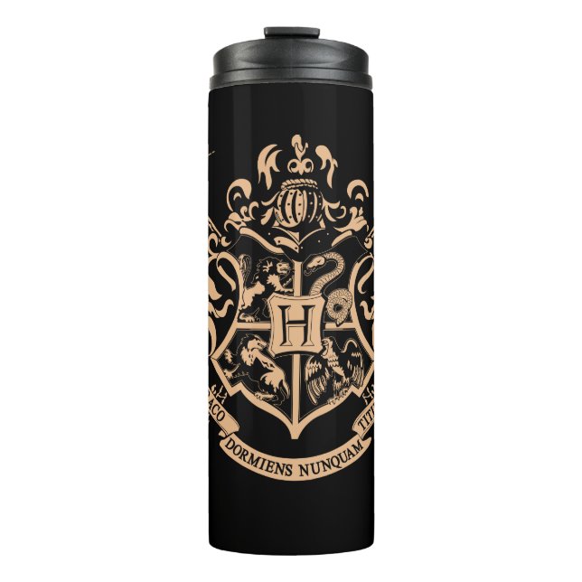 Harry Potter | Hogwarts Crossed Wands Crest Thermal Tumbler (Front)