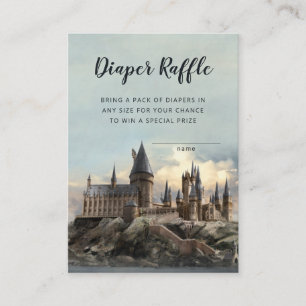 Harry Potter Hogwarts - Diaper Raffle Insert