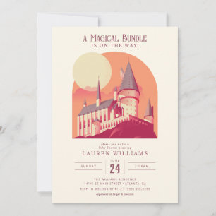 Harry Potter   Hogwarts Girl Baby Shower Invitation
