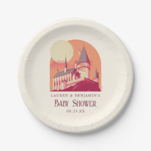 Harry Potter   Hogwarts Girl Baby Shower Paper Plate
