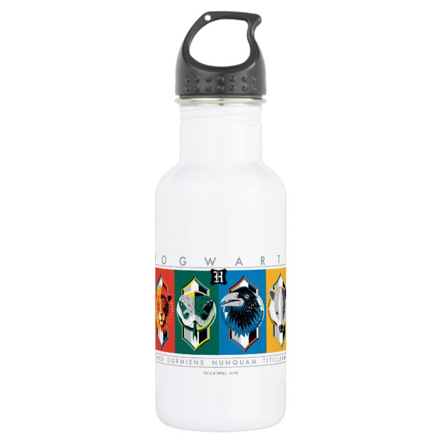 Harry Potter | HOGWARTS™ House Sigils 532 Ml Water Bottle (Front)