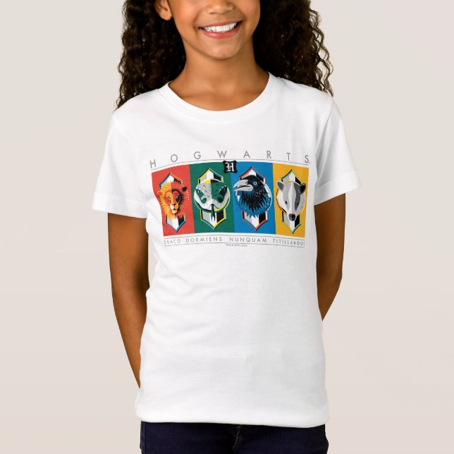 Harry Potter | HOGWARTS™ House Sigils T-Shirt (Front)