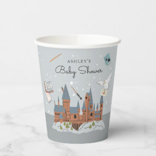 Harry Potter Hogwarts Pattern Baby Shower Paper Cups