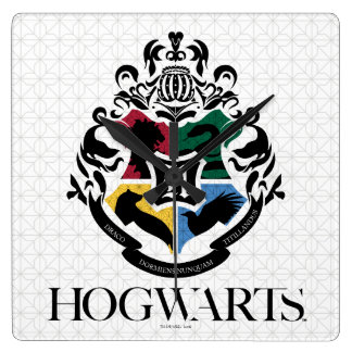 Harry Potter | HOGWARTS™ Pride School Crest Square Wall Clock
