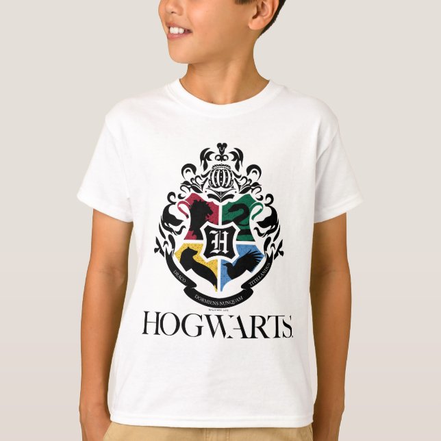 Harry Potter | HOGWARTS™ Pride School Crest T-Shirt (Front)