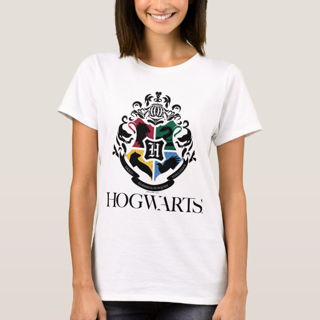 Harry Potter | HOGWARTS™ Pride School Crest T-Shirt (Front)