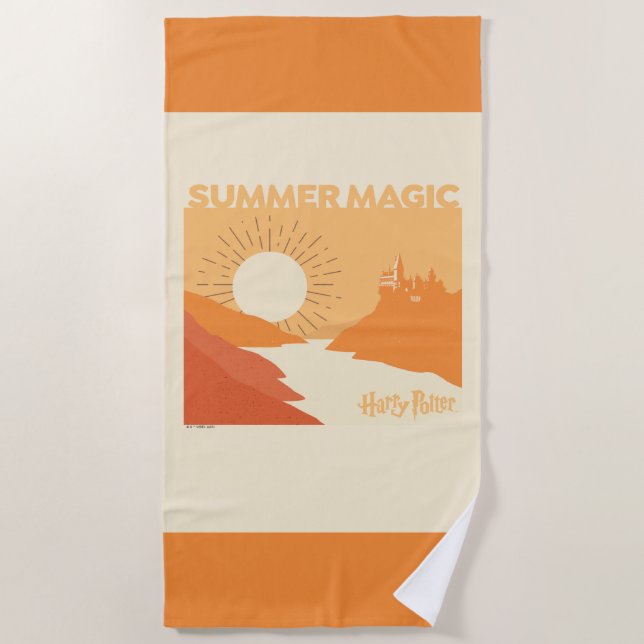 HARRY POTTER™ | HOGWARTS™ Summer Magic Beach Towel (Front)