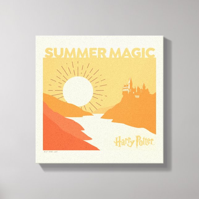 HARRY POTTER™ | HOGWARTS™ Summer Magic Canvas Print (Front)