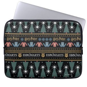 HARRY POTTER™ Holiday Sweater Pattern Laptop Sleeve