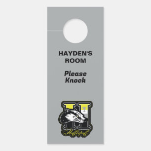 HARRY POTTER™   HUFFLEPUFF™ Athletic Badge Door Hanger