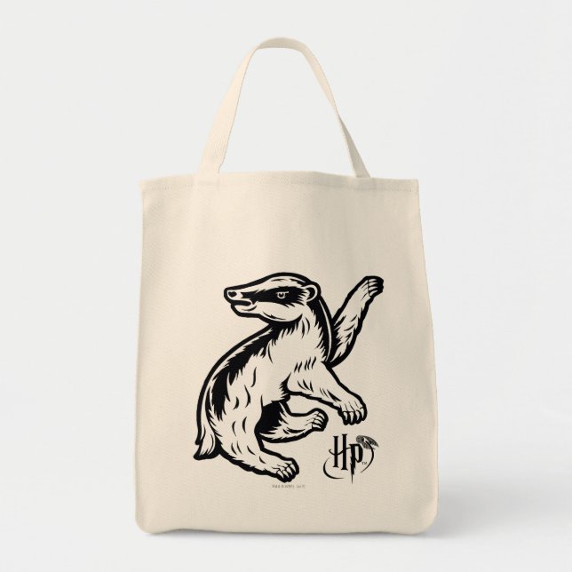 Harry Potter | Hufflepuff Badger Icon Tote Bag (Front)
