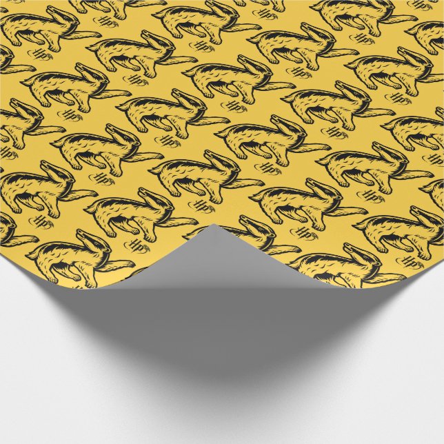 Harry Potter | Hufflepuff Badger Icon Wrapping Paper (Corner)