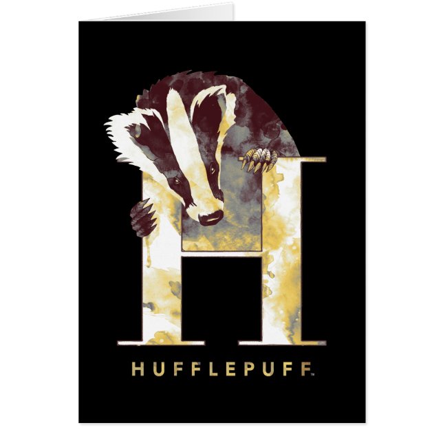 Harry Potter | HUFFLEPUFF™ Badger Watercolor (Front)