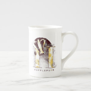Harry Potter   HUFFLEPUFF™ Badger Watercolor Bone China Mug