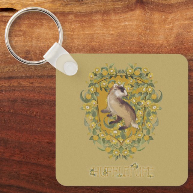 HARRY POTTER™ | HUFFLEPUFF™ Crest Key Ring (Front)