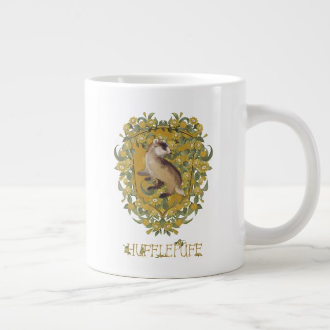 HARRY POTTER™ | HUFFLEPUFF™ Crest Large Coffee Mug (Right)