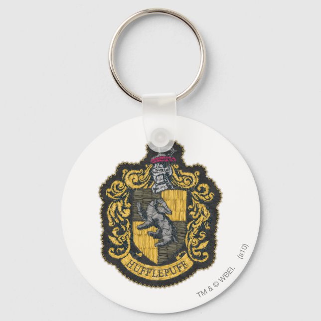 Harry Potter | Hufflepuff Crest Patch Key Ring (Front)