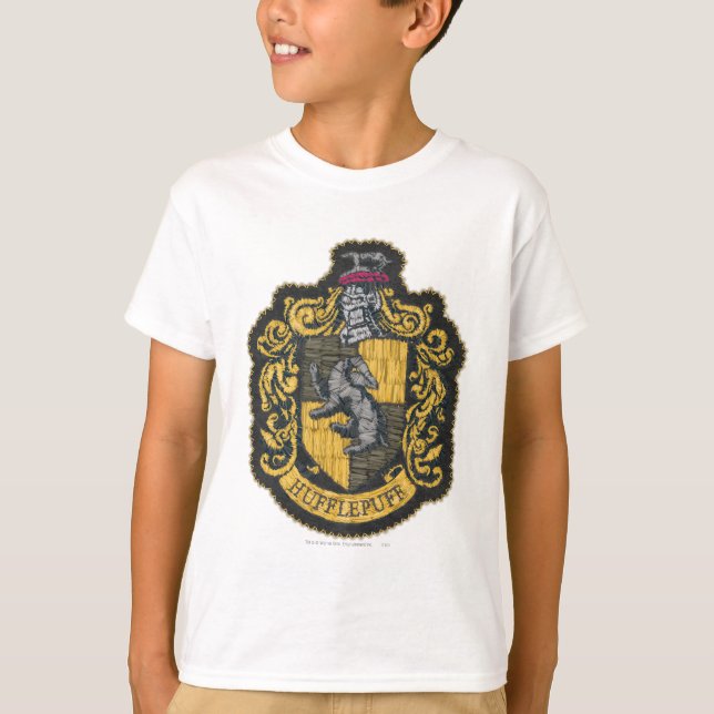 Harry Potter | Hufflepuff Crest Patch T-Shirt (Front)