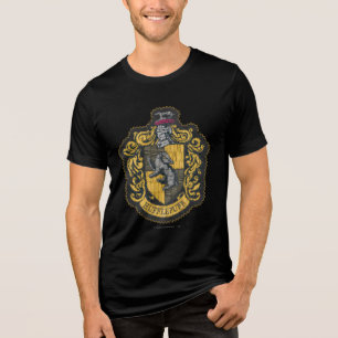 Harry Potter   Hufflepuff Crest Patch Tri-Blend Shirt