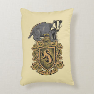 Harry Potter   Hufflepuff Crest with Badger Decorative Cushion