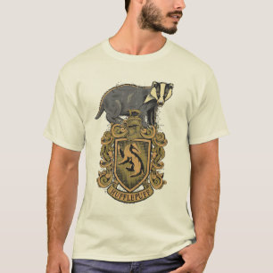 Harry Potter Hufflepuff Crest with Badger T-Shirt