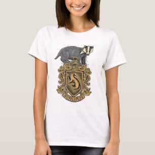 Harry Potter   Hufflepuff Crest with Badger T-Shirt