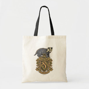 Harry Potter Hufflepuff Crest with Badger Tote Bag