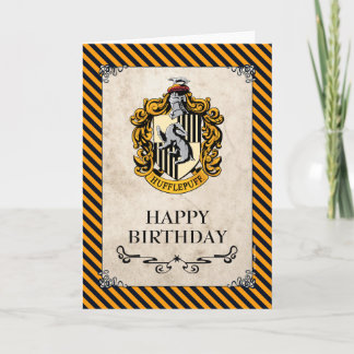 Harry Potter | Hufflepuff Happy Birthday Card
