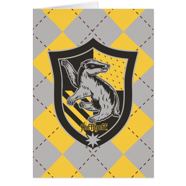 Harry Potter | Hufflepuff House Pride Crest (Front)