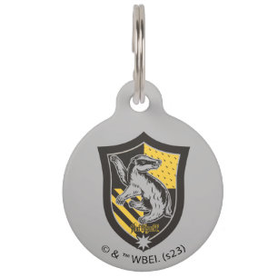 Harry Potter Hufflepuff House Pride Crest Pet Tag