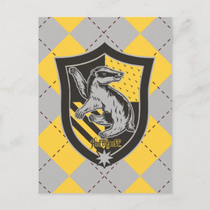 Harry Potter   Hufflepuff House Pride Crest Postcard