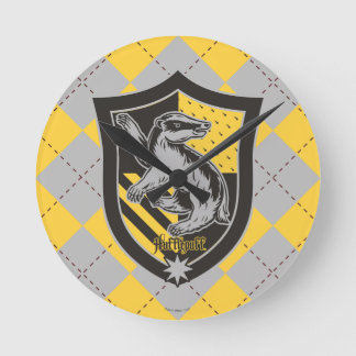 Harry Potter | Hufflepuff House Pride Crest Round Clock