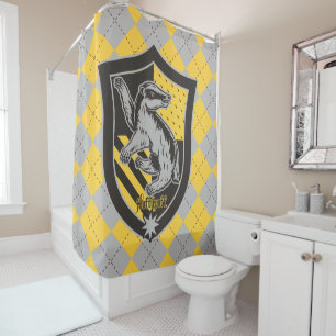 Harry Potter   Hufflepuff House Pride Crest Shower Curtain